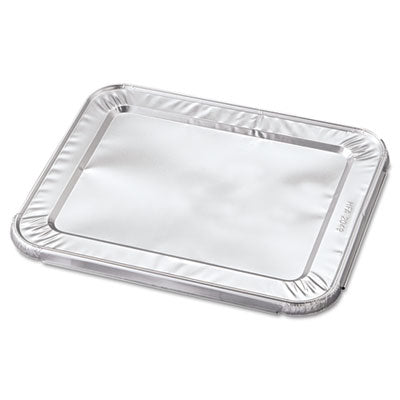 HFA204930 Steam Pan Foil Lids, Fits Half-Size Pan, 30 Gauge, 12.27 x 10.44, 100/Carton