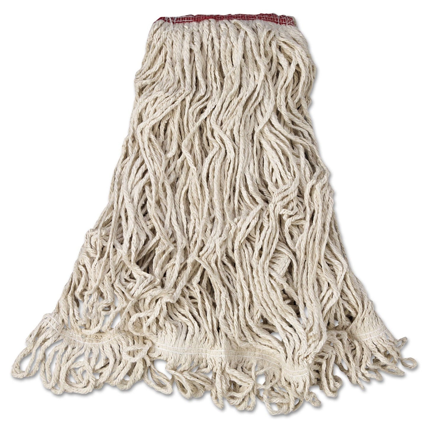 RCPD213WHI Super Stitch Blend Mop Head, Cotton/Synthetic, Large, White, 6/Carton RUBBERMAID COMMERCIAL PROD.