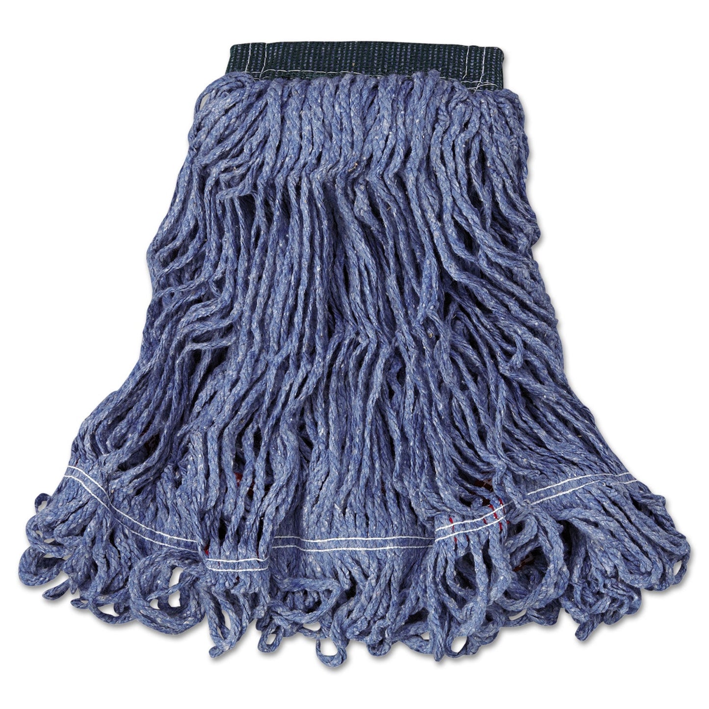 RCPC152BLU Swinger Loop Wet Mop Head, Medium, Cotton/synthetic, Blue, 6/carton RUBBERMAID COMMERCIAL PROD.