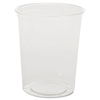 WNAAPCTR32 Deli Containers, 32 oz, Clear, Plastic, 50/Pack, 10 Packs/Carton