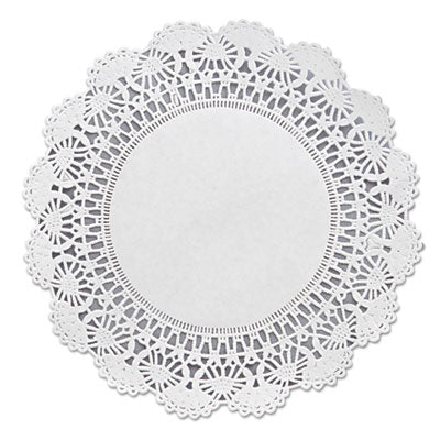 HFM500236 Cambridge Lace Doilies, Round, 8", White, 1,000/carton HOFFMASTER
