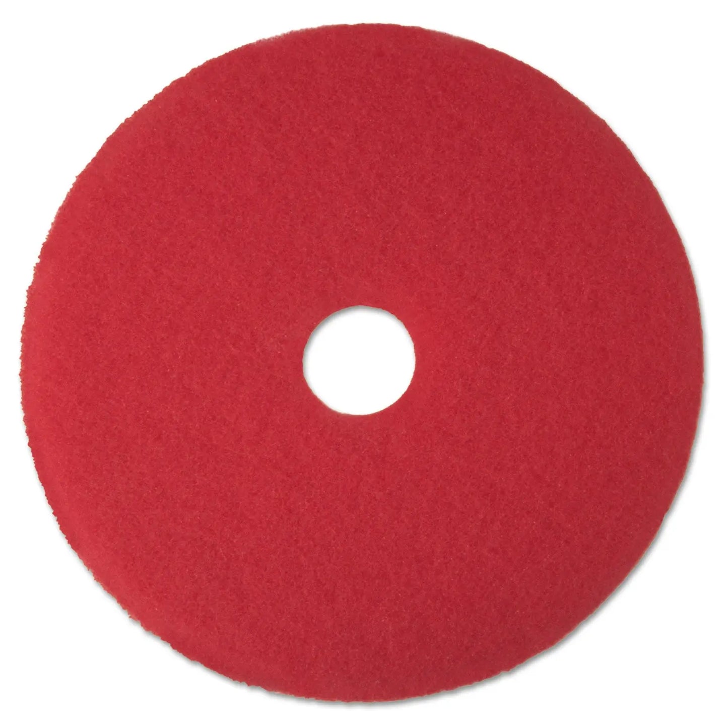 MMM08389 Low-Speed Buffer Floor Pads 5100, 14In. Diameter, Red, 5/carton MMM