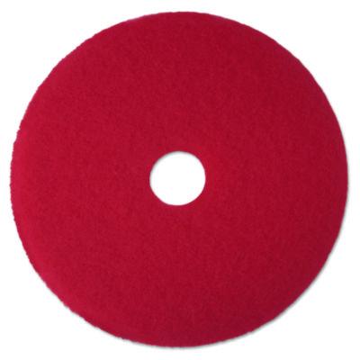 MMM08387 Low-Speed Buffer Floor Pads 5100, 12In. Diameter, Red, 5/carton 3M/COMMERCIAL TAPE DIV.