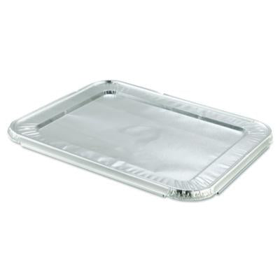 HFA204900 Steam Pan Foil Lids, Fits Half-Size Pan, 25 Gauge, 12.81 x 10.44, 100/Carton HOFFMASTER