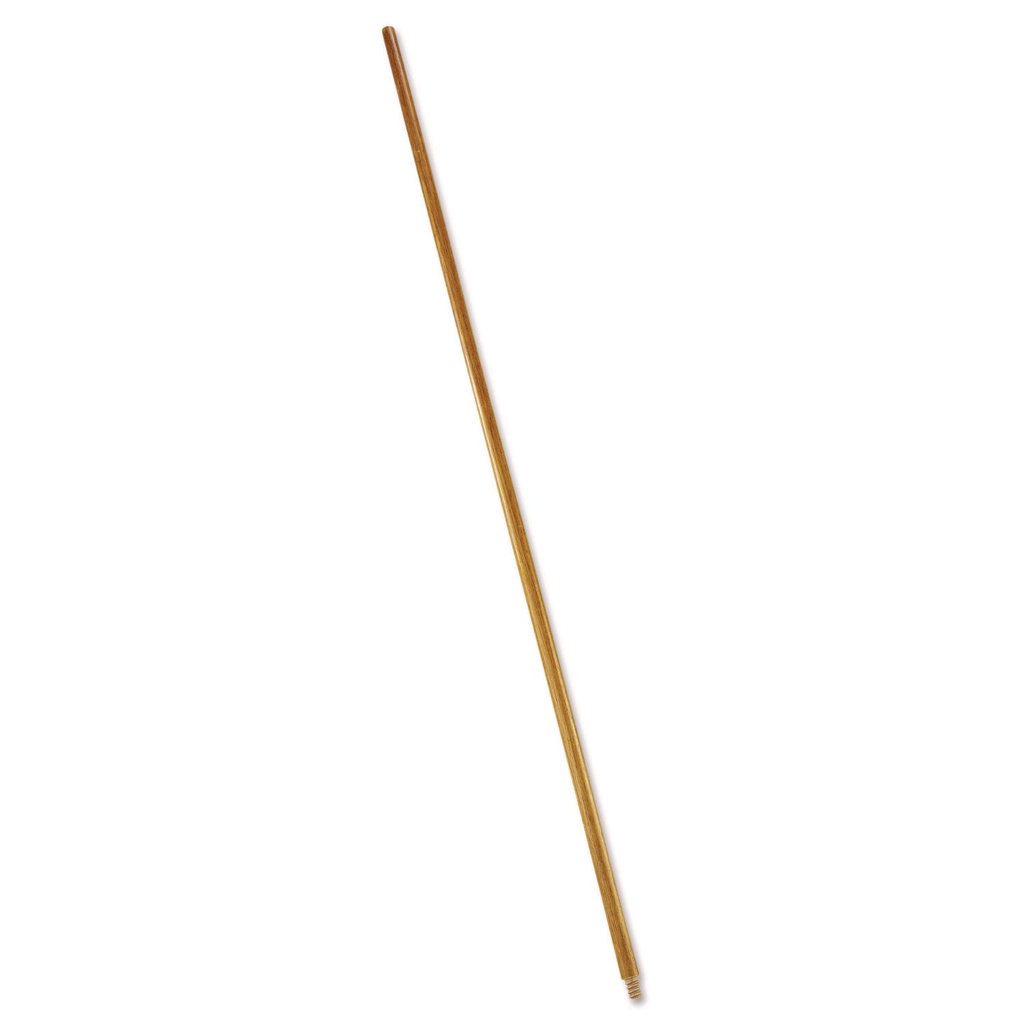 RCP6361 Wood Threaded-Tip Broom/Sweep Handle, 0.94" dia x 60", Natural RUBBERMAID COMMERCIAL PROD.