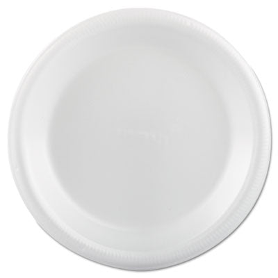 PST12003 Foam Dinnerware, Plate, 9", White, 25/pack, 20 Packs/carton PLASTIFAR SA