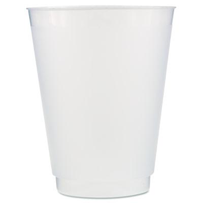 WNAPF16 Front Flex Plastic Cups, 16 oz, Frosted, 25/Pack, 20 Packs/Carton