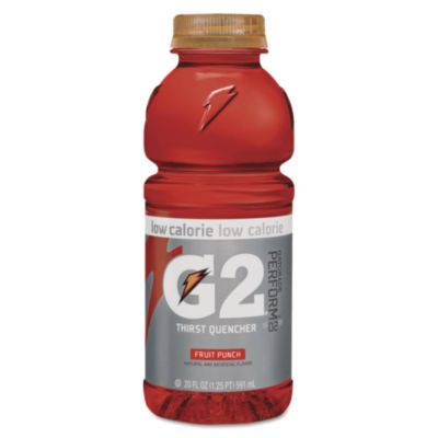 QKR04053 G2 Perform 02 Low-Calorie Thirst Quencher, Fruit Punch, 20 Oz Bottle, 24/carton PEPSICO
