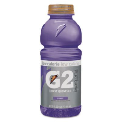 QKR04060 G2 Perform 02 Low-Calorie Thirst Quencher, Grape, 20 Oz Bottle, 24/carton