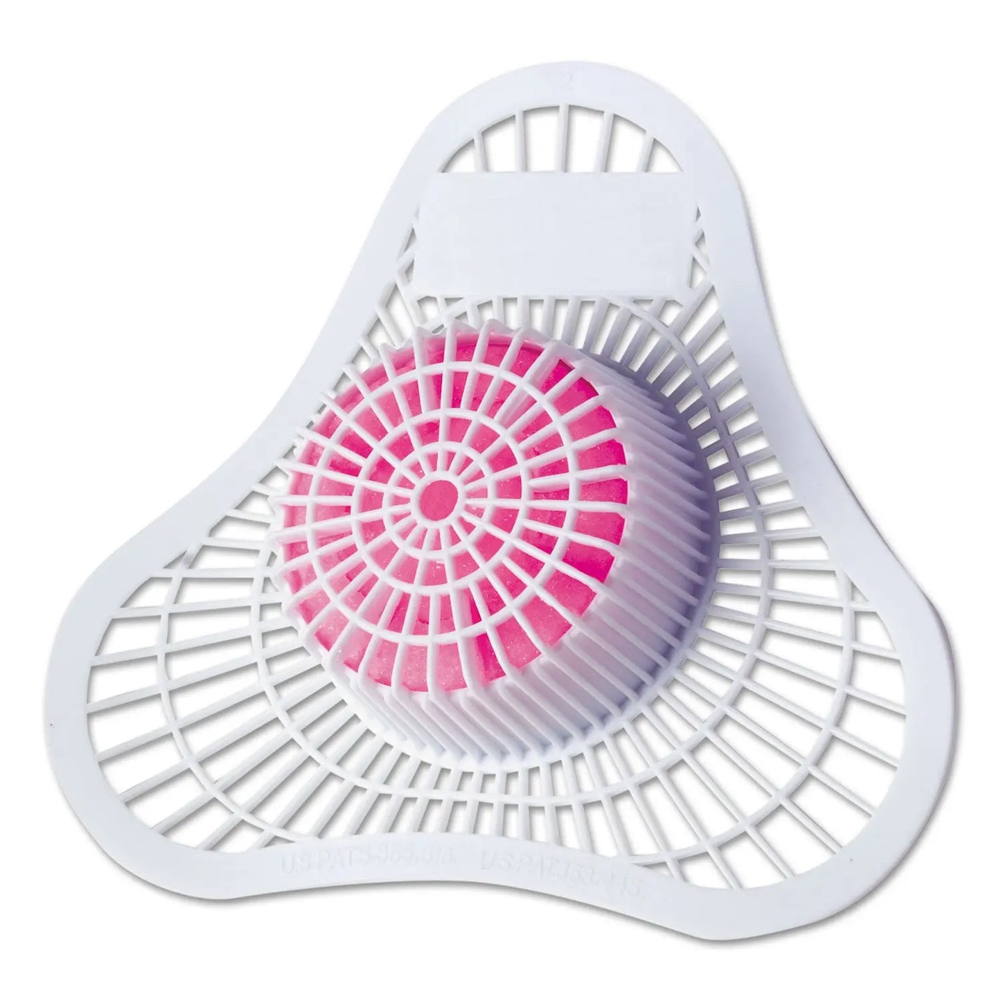 HOS01901 Health Gards Urinal Screen With Non-Para Block, Cherry Scent, White/pink, Cherry, Dozen HOSPECO