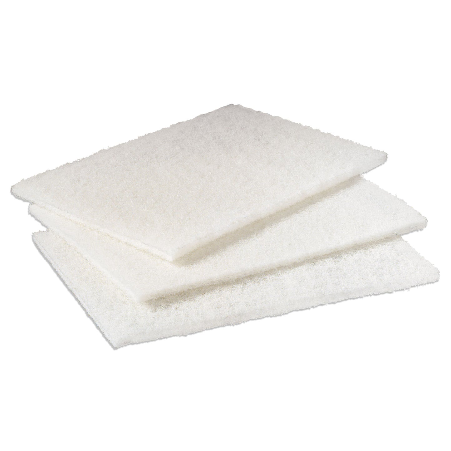 MMM98 Light Duty Cleansing Pad, 6 X 9, White, 20/pack, 3 Packs/carton