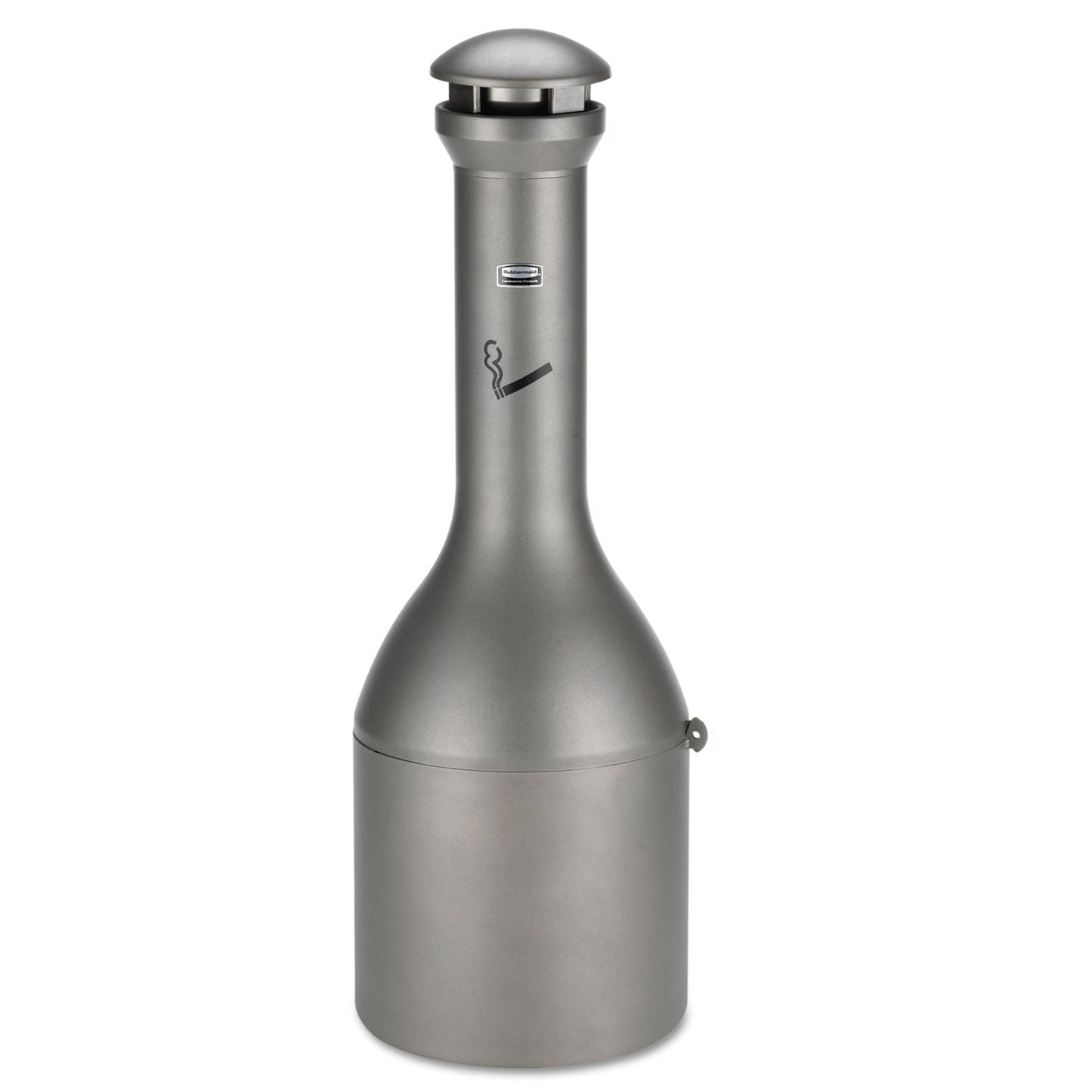 RCP9W33APE Infinity Traditional Smoking Receptacle, 4.1 gal, 13 dia x 39h, Antique Pewter RUBBERMAID COMMERCIAL PROD.