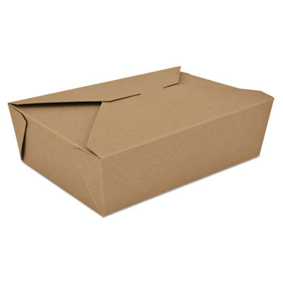 SCH0763 ChampPak Retro Carryout Boxes, #3, 7.75 x 5.5 x 2.5, Brown, Paper, 200/Carton
