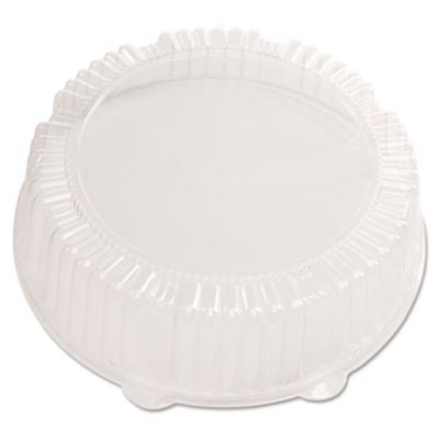 WNAA12PETDM Caterline Dome Lids, 12" Diameter x 2.75" h, Clear, Plastic, 25/Carton
