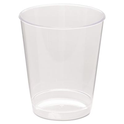 WNAT8T Comet Plastic Tumbler, Tall, 8 oz, Clear, 25/Pack, 20 Packs/Carton