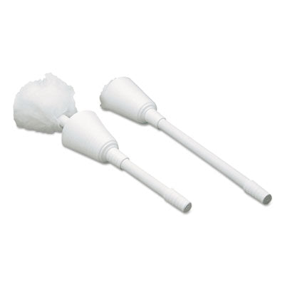 IMP3600 Cone Toilet Bowl Mop, 13" Handle, 5.5" Mop Head, White IMPACT PRODUCTS, LLC
