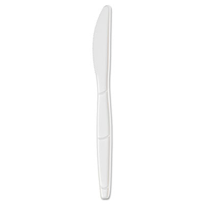 DXESSK21P SmartStock Plastic Cutlery Refill, Series-B, Mediumweight Knife, White, 40/Pack, 24 Packs/Carton DIXIE FOOD SERVICE