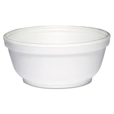 DCC8B20 Foam Bowls, 8 Oz, White, 50/pack, 20 Packs/carton