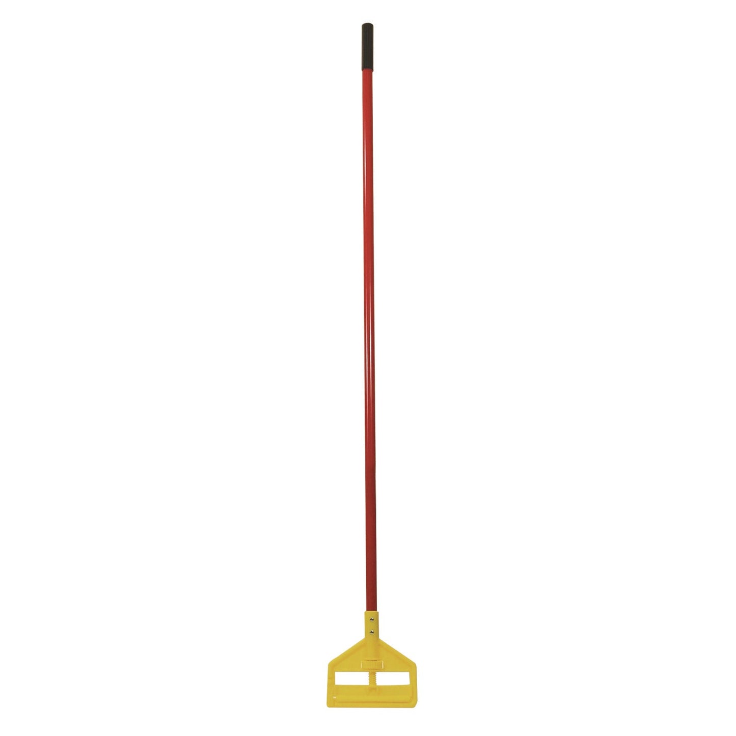 RCPH146RED Invader Fiberglass Side-Gate Wet-Mop Handle, 60", Red/Yellow RUBBERMAID COMMERCIAL PROD.