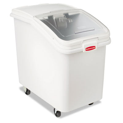 RCP360388WHI ProSave Mobile Ingredient Bin, 30.86 gal, 18 x 29.75 x 28, White, Plastic RUBBERMAID COMMERCIAL PROD.