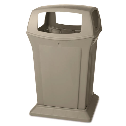 RCP917388BEI Ranger Fire-Safe Container, 45 gal, Structural Foam, Beige