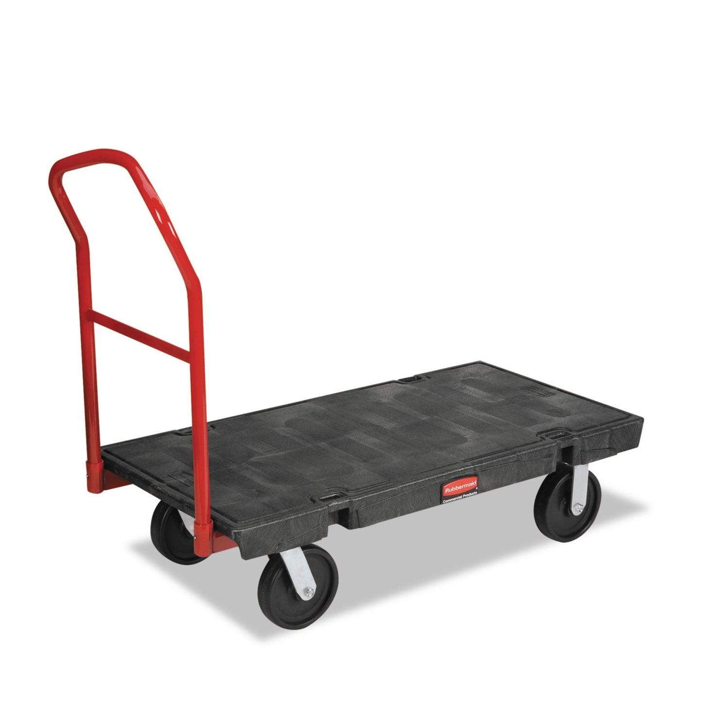 RCP4441BLA Platform Truck, 2,000 Lb Capacity, 24 X 48 X 7, Black RUBBERMAID COMMERCIAL PROD.
