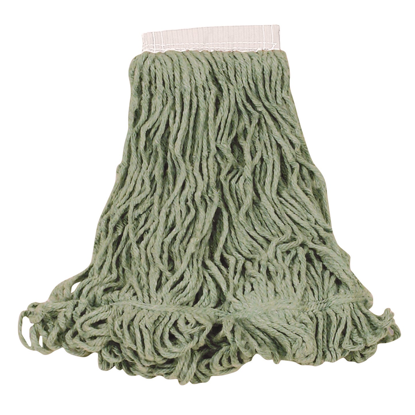 RCPD253GRE Super Stitch Blend Mop Heads, Cotton/Synthetic, Large, Green