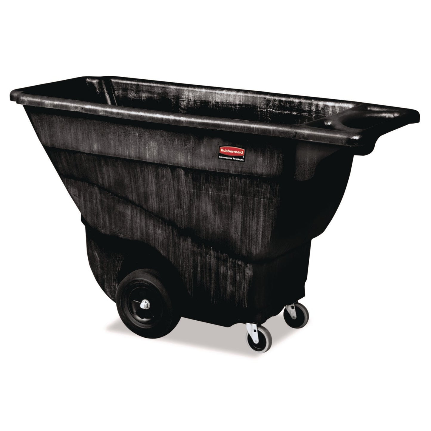 RCP9T14BLA 0.5 cu yd Structural Foam Tilt Truck, Standard Duty, 850 lb Capacity, Black RUBBERMAID COMMERCIAL PROD.