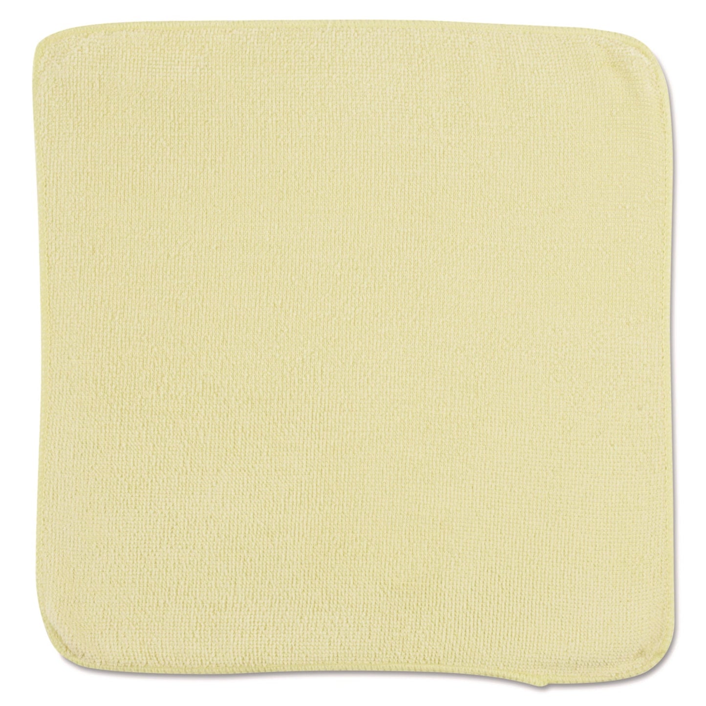 RCP1820580 Light Commercial Microfiber Cleaning Cloths, 12 x 12, Yellow, 24/Pack RUBBERMAID COMMERCIAL PROD.