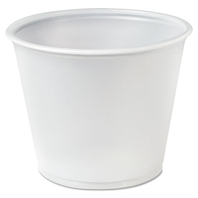 DCCP550N Polystyrene Portion Cups, 5.5 oz, Plastic, Translucent, 250/Bag, 10 Bags/Carton