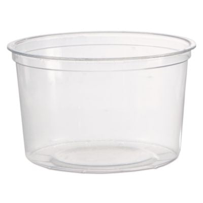 WNAAPCTR16 Deli Containers, 16 oz, Clear, Plastic, 50/Pack, 10 Packs/Carton