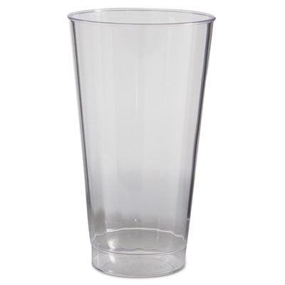 WNACC16240 Classic Crystal Tumblers, 16 oz, Plastic, Clear, Fluted, Tall, 20/Pack, 12 Packs/Carton