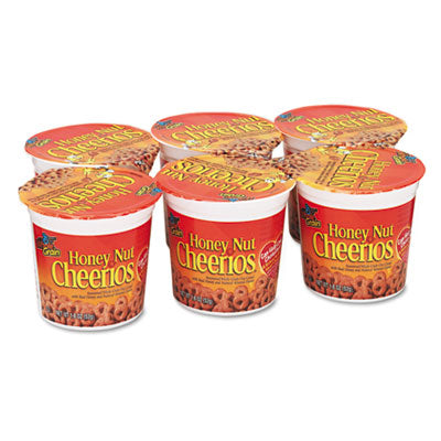 AVTSN13898 Honey Nut Cheerios Cereal, Single-Serve 1.8 Oz Cup, 6/pack
