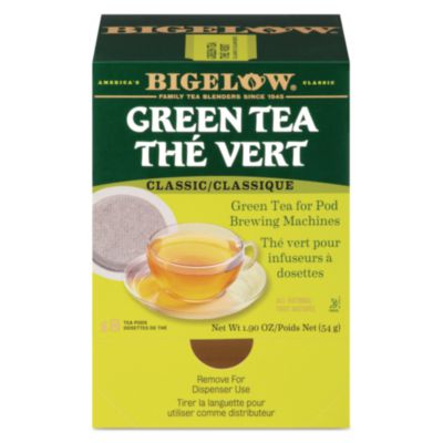 BTC007906 Green Tea Pods, 1.90 Oz, 18/box BIGELOW TEA CO.