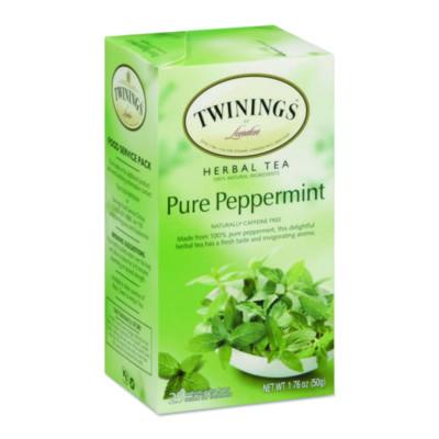 TWG09179 Tea Bags, Pure Peppermint, 1.76 Oz, 25/box