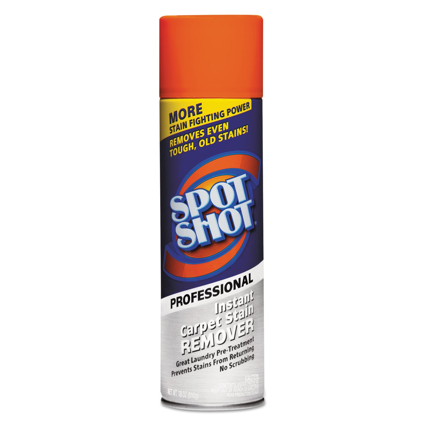 WDF009934 Spot Shot Professional Instant Carpet Stain Remover, 18 Oz Aerosol Spray, 12/carton