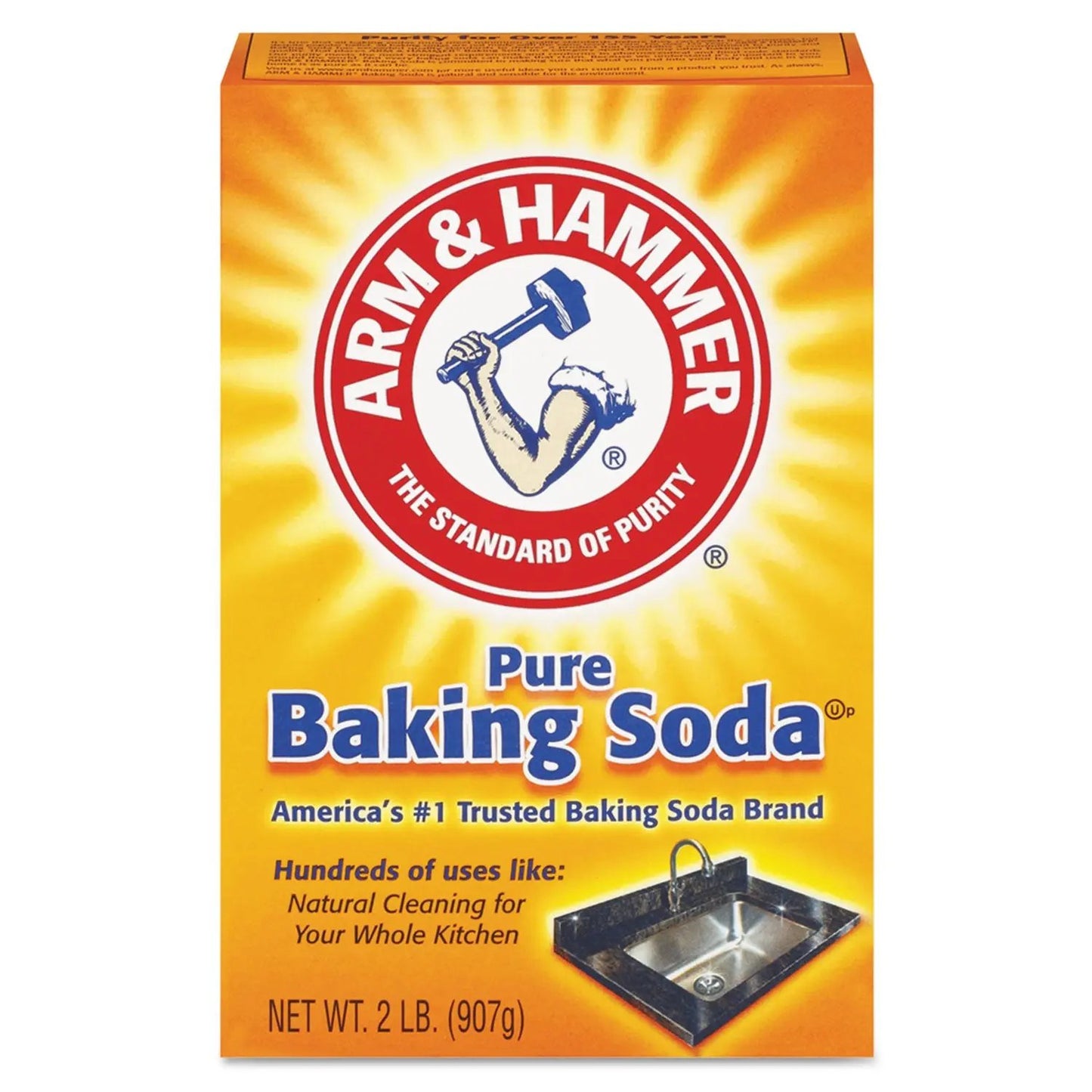 CDC3320001140 Baking Soda, 2 Lb Box, 12/carton Arm & Hammer