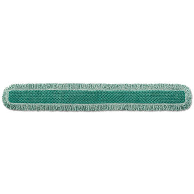 RCPQ460GRE HYGEN Dust Mop Heads With Fringe, Green, 60", Microfiber, Cut-End
