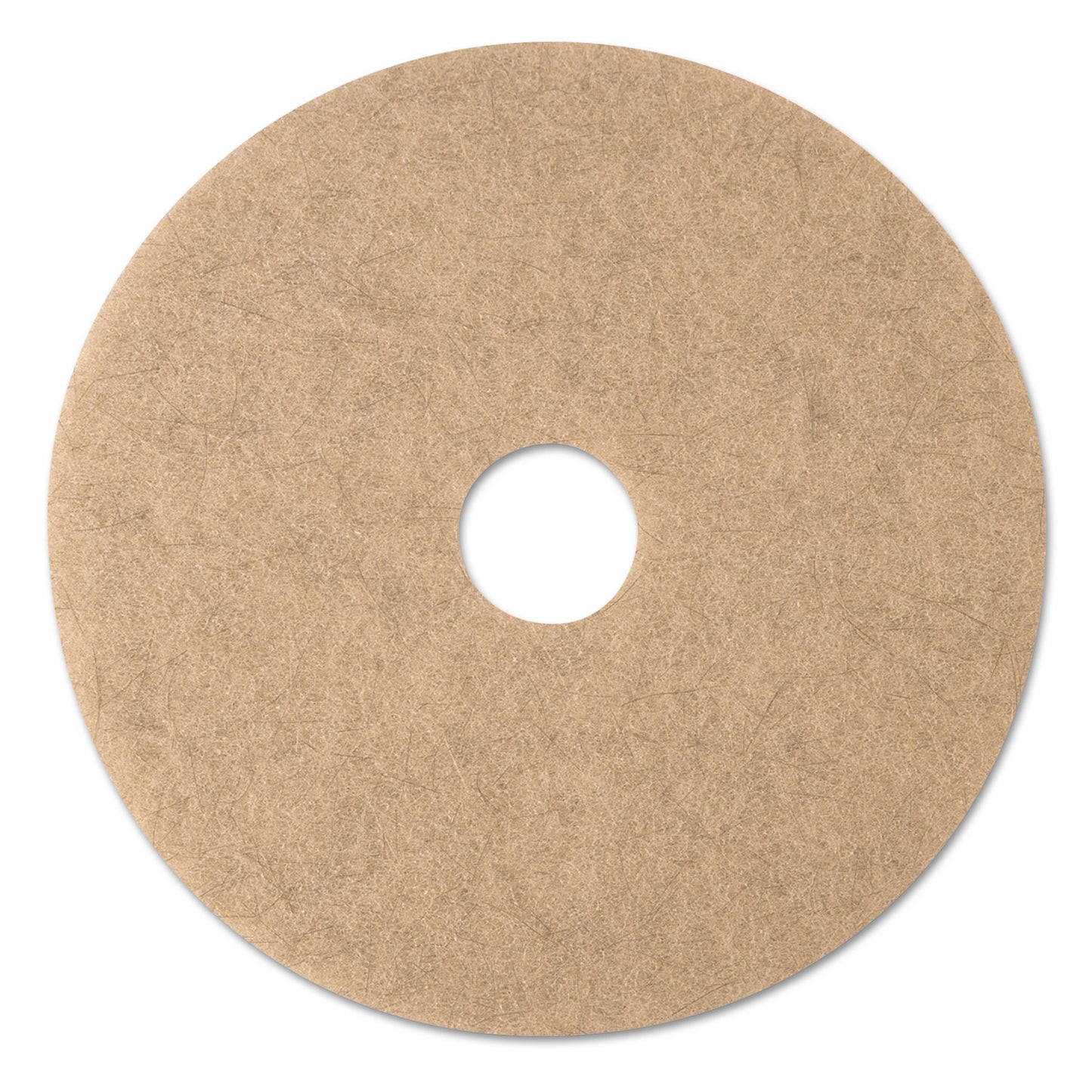 MMM19008 Ultra High-Speed Natural Blend Floor Burnishing Pads 3500, 20" Diameter, Tan, 5/carton