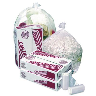 PITMR30371MC High-Density Coreless Mini-Roll Can Liners, 30 gal, 10 mic, 30" x 37", Natural, Perforated Roll, 500/Carton