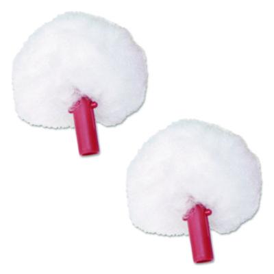 UNGBSRHR Ergotoilet Bowl Brush Replacement Swab Head, White, 2/pack