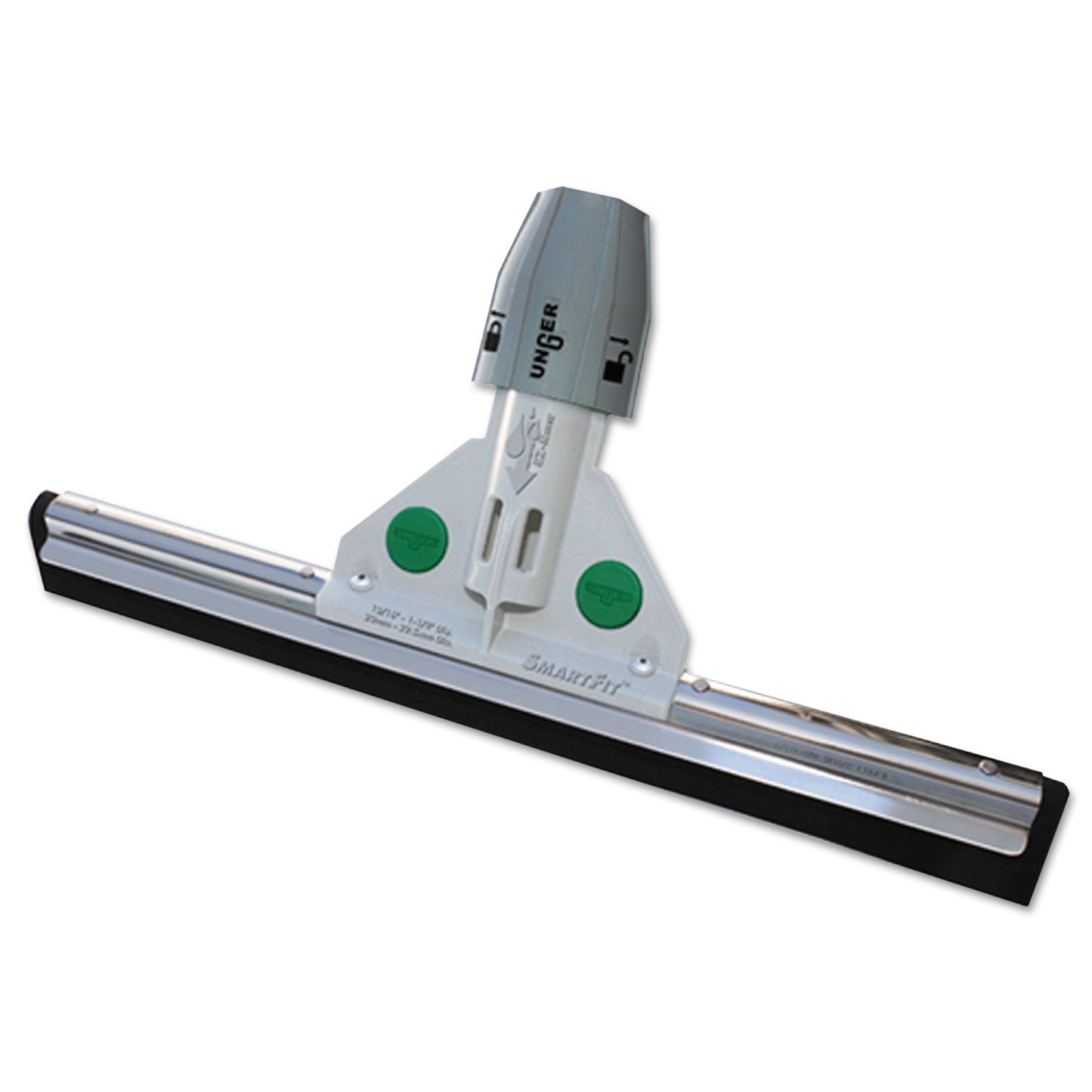 UNGHM22A SmartFit Heavy Duty Water Wand with Socket and Twin Foam Rubber Blades, 22" Wide Blade, 4" Handle Unger