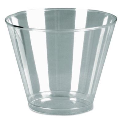 WNAPGT9S Comet Plastic Tumblers, Squat, 9 oz, Clear, 500/Carton