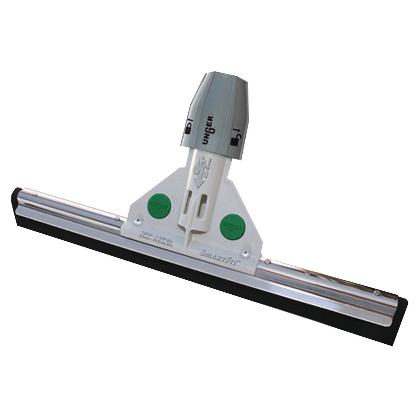 UNGHM30A SmartFit Heavy Duty Water Wand with Socket and Twin Foam Rubber Blades, 30" Wide Blade, 4" Handle Unger