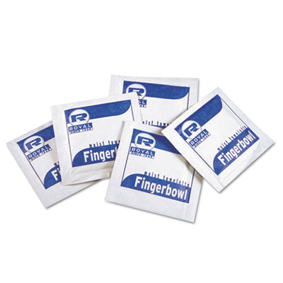 RPPRF1MB Moist Towelettes, Individually Wrapped, 4 x 6, Lemon Scent, White, 1,000/Carton