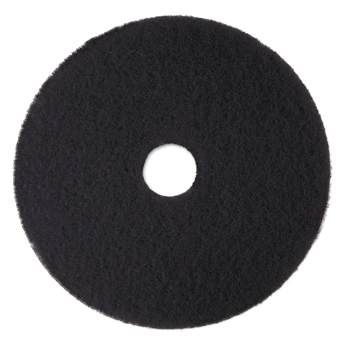 MMM08273 Low-Speed High Productivity Floor Pads 7300, 15" Diameter, Black, 5/carton