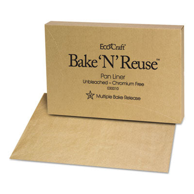 BGC030010 EcoCraft Bake 'N' Reuse Pan Liner, 16.38 x 24.38, 1,000/Carton