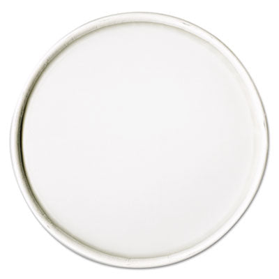 SCCCA16A Spiral-Wound Paper Hot Cup Lids, Fits 16 oz Hot Cups, Paper, White, 25/Sleeve, 20 Sleeves/Carton DART