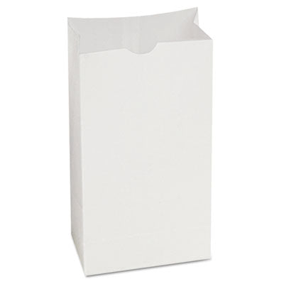 BGC300294 SOS Bakery Bag Dubl Wax, 5" x 3.13" x 9.69", White, 1,000/Carton