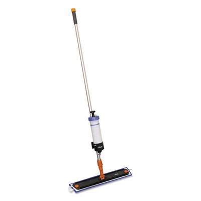 DVOD3345354 Pace 60 High Impact Cleaning Tool, 24" Microfiber Head, 60" Silver/Black/Red Aluminum/Plastic Handle